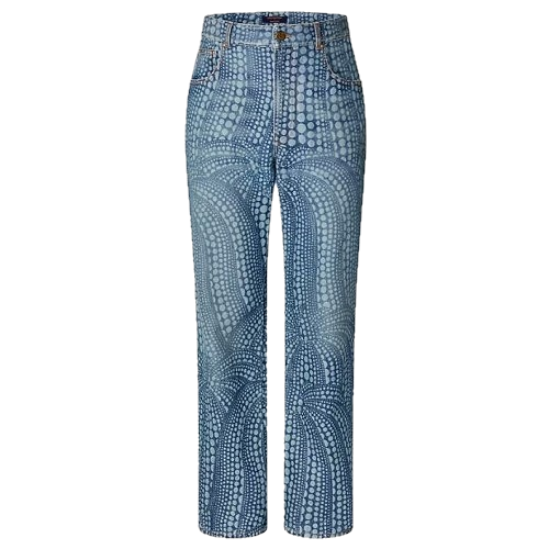 LOUIS VUITTON × Yayoi Kusama 펌킨 데님 팬츠