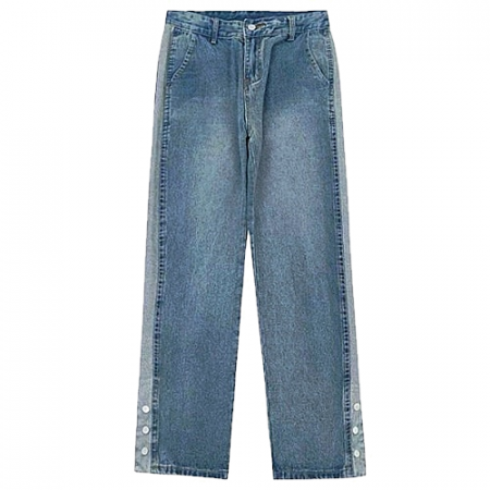 Maison Margiela 언더스냅 데님 팬츠