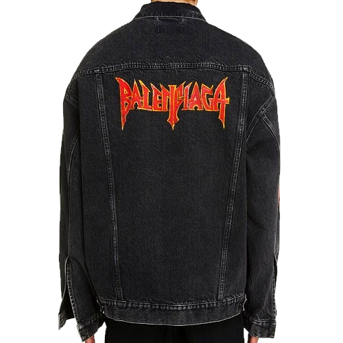 발렌시*가 BALENCIAGA 메탈스 플레쉬 데님자켓