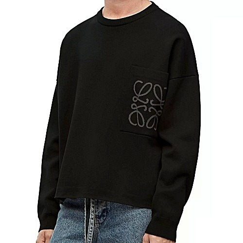 로에베 LOEWE 로고 포켓 니트