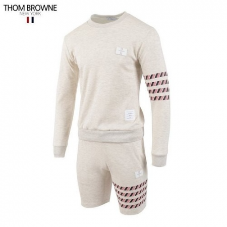톰브*운 컬러4바 맨투맨 & 반바지 트레이닝세트