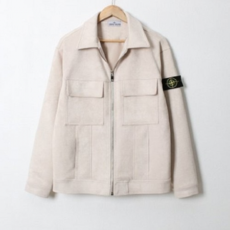 스톤아일*드 투포켓 스웨이드 자켓