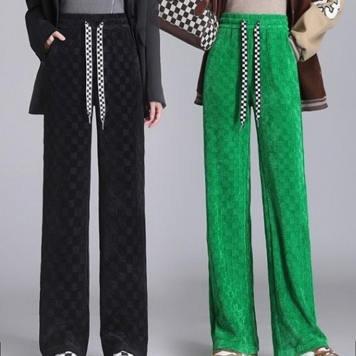 보테가베*타 매쉬 체커 스판팬츠