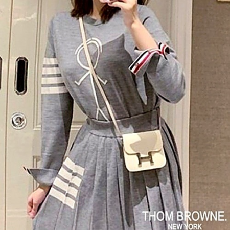 THOME BROWNE 휴먼 라운드 니트