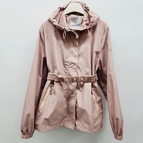 MONCLER 카세 숏 바람막이 점퍼 - 핑크