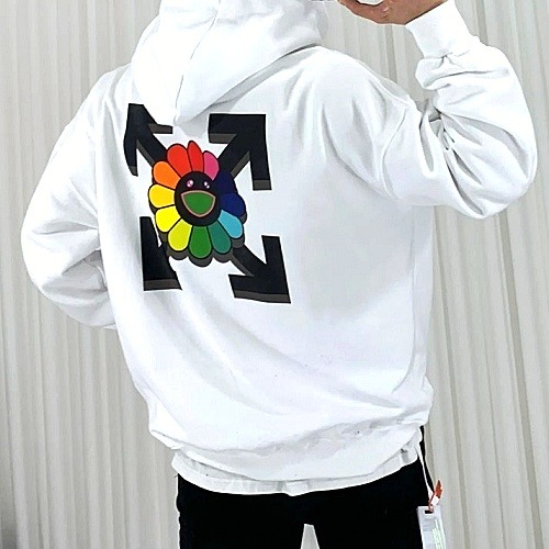 오프화*트 OFF WHITE 카이 콜라보 전사후드