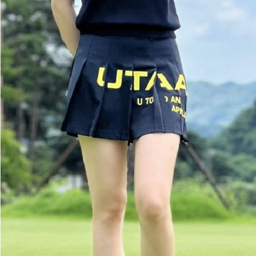 유* 브리에 빅 로고 심볼 쇼트 스커트 (WOMEN)