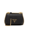 프라다 사피아노 레더 숄더백