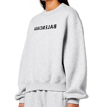 발렌시*가 BALENCIAGA 미러로고 맨투맨