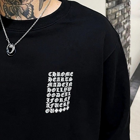 Chrome Hearts 멀티레터링 하이엔드 맨투맨