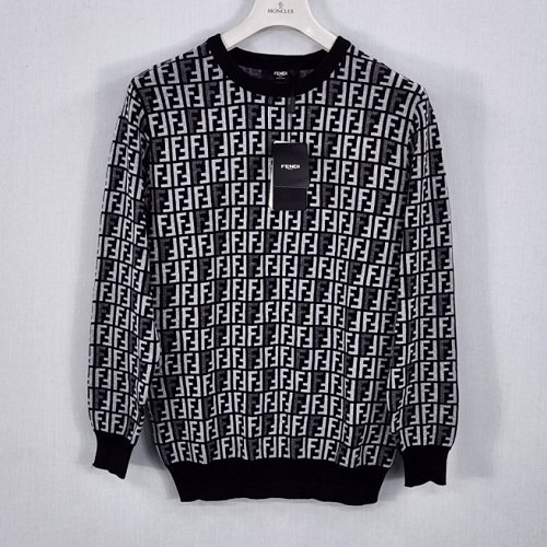 팬* FF로고 멀티믹스 캐시미어 니트