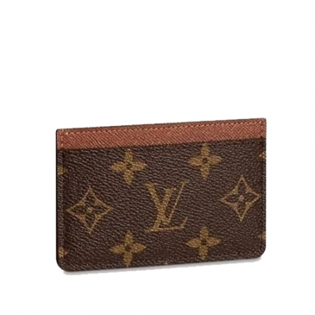 LOUIS VUITTON 포트 카트 카드홀더 - 브라운