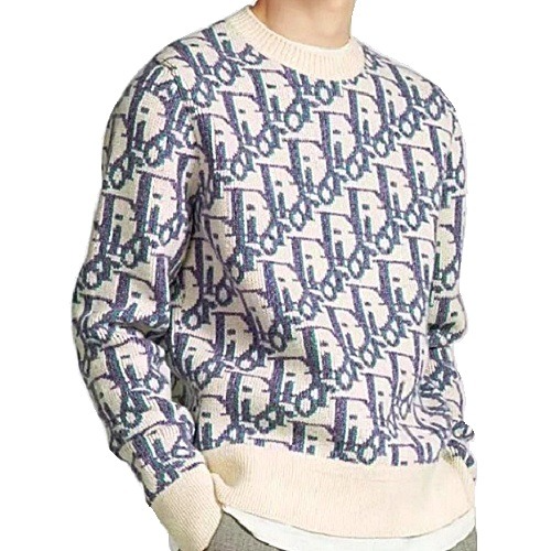 DIOR 오블리크 배색 니트