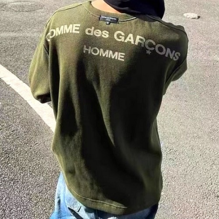 COMME des GARCONS 인앤아웃 로고 롱슬리브