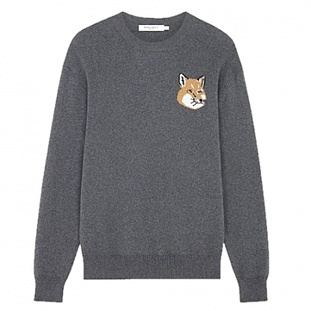 MAISON KITSUNE 미니 폭스헤드 스웨터