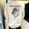 WOOYOUNG*I 플라워 백로고 롱슬리브