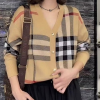 BURBER*Y 체크패턴 가디건