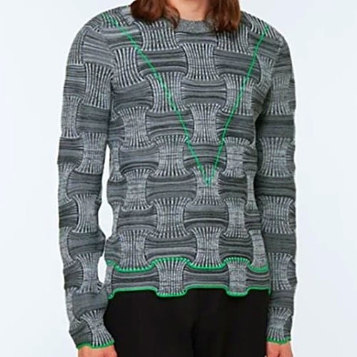 BOTTEGA VENETA  인트레치아토 믹스 스웨터