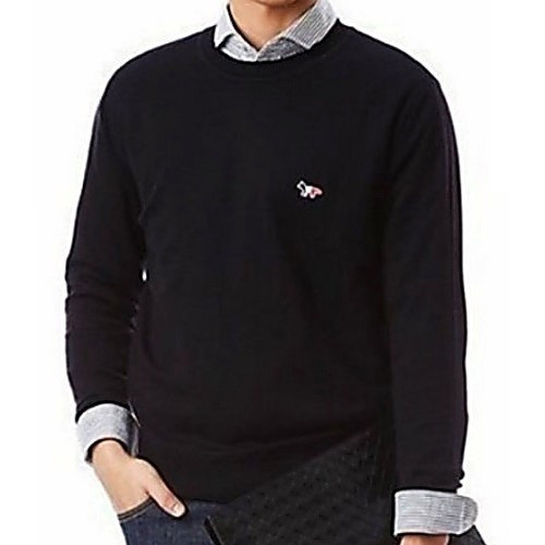 메종키*네 트리컬러 라운드니트 - man