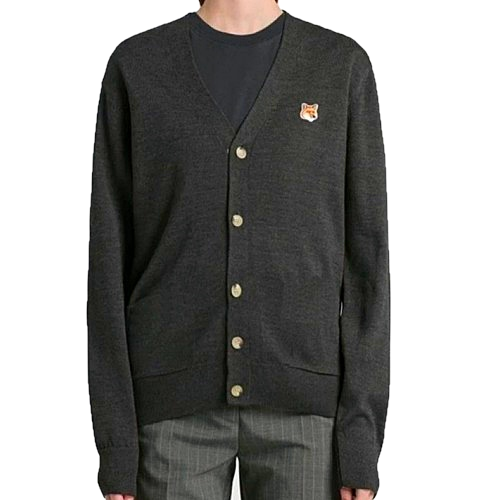 메종키*네 폭스헤드 V넥가디건 - woman