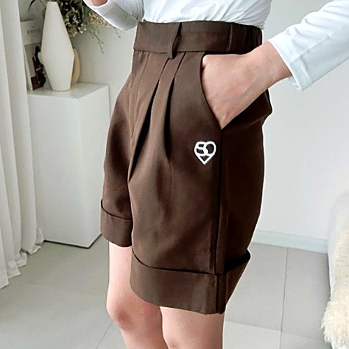 사우스케*프 하프밴딩 주름반바지