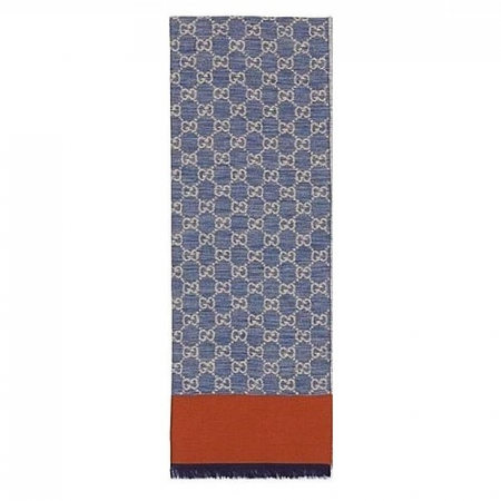 GUCCI 데님 울 스카프