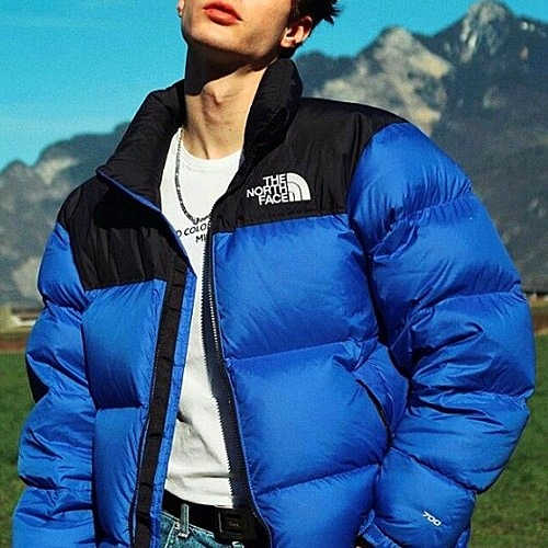 THE NORTH FACE 1996 레트로 눕시 다운패딩 - 블루