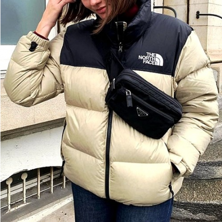 THE NORTH FACE 1996 레트로 눕시 다운패딩 - 라이트베이지