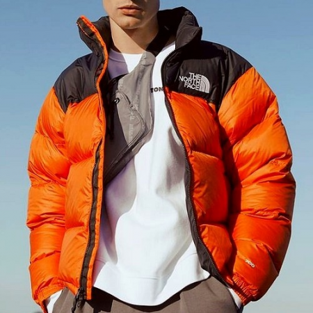 THE NORTH FACE 1996 레트로 눕시 다운패딩 - 오렌지