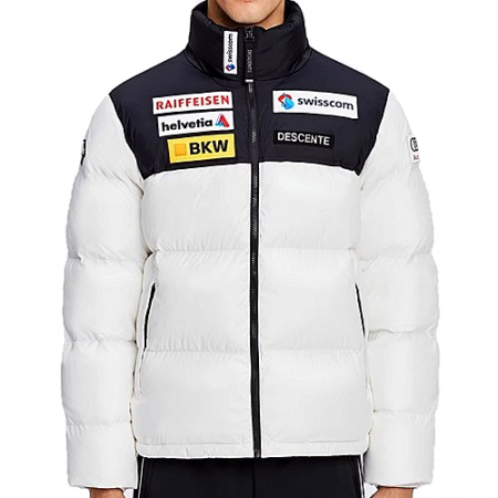 데상트 DESCENTE 아우디 아웃도어 다운패딩 - 화이트