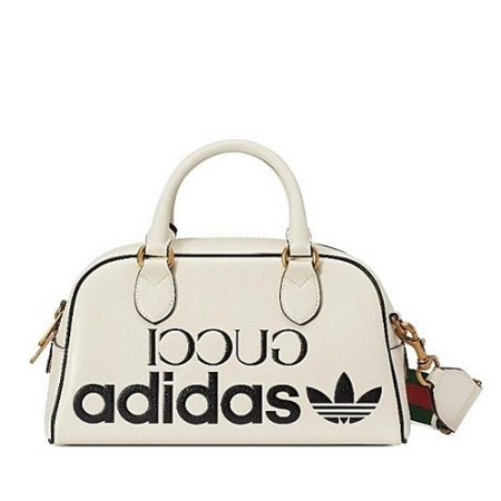 22SS GUCCI 아디다스 x 구* 미니 더플백 - 오프화이트