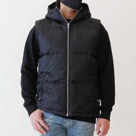 GUC*I 점보 GG 캔버스 다운 베스트