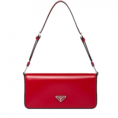 프*다 PRADA 브러시드 가죽 팜므 백