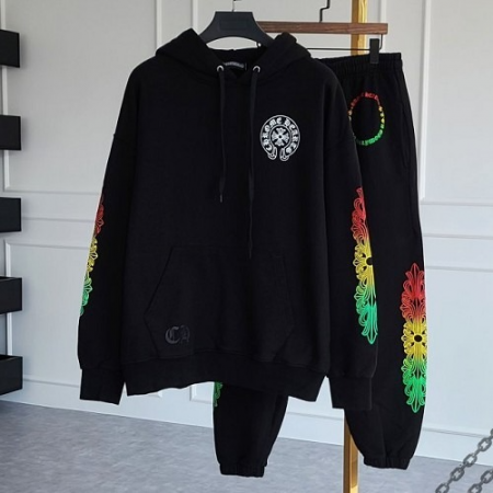 크롬*츠 레인보우 서클 후드 세트