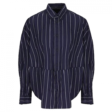 BALENCIAGA 트위스티드 스트라이프 셔츠