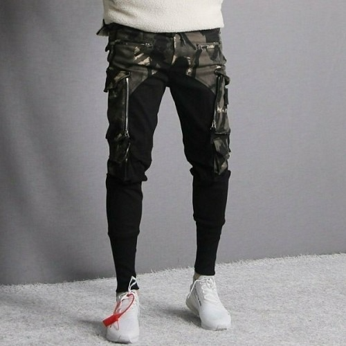 스톤아일*드 카모배색 닌자 조거팬츠