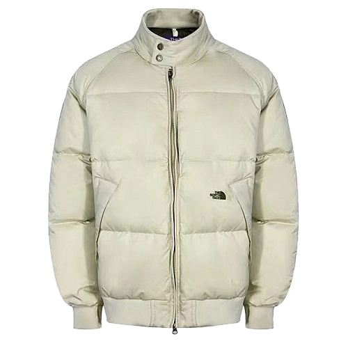 THE NORTH FACE 솔리드 퍼플라벨 다운패딩 - 라이트베이지