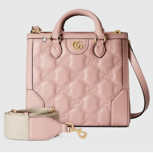 GG 마틀라세 미니탑 핸들백 핑크