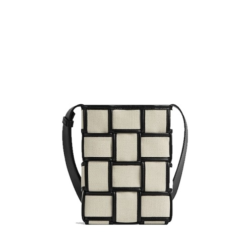 카세트 미니 크로스바디 백 - 블랙