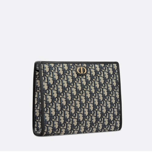 디* 30 MONTAIGNE 미디엄 파우치 - 블랙 자카드
