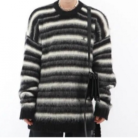 CELI*E 단가라 모헤어 니트