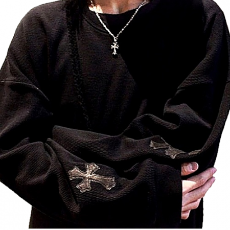 크롬*츠 Chrome hearts 퓨어크로스 롱슬리브