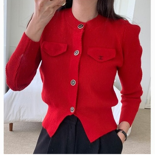 CHAN*L 넘버5 니트가디건