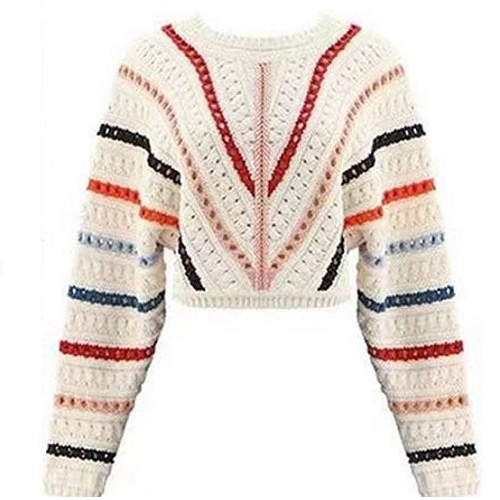 CELI*E 컬러 사선 니트