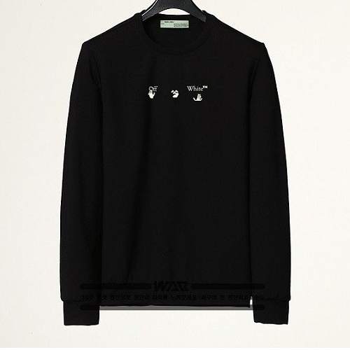 오프화*트 블랙 컬러 타이다이 티셔츠