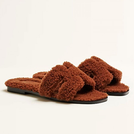 에르*스 양털 시어링 오란 슬리퍼