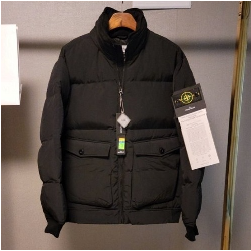 스톤아일*드 와펜패치 다운 패딩