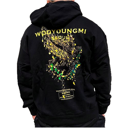 우영미 WOOYOUNGMI 크라운 백로고 후디