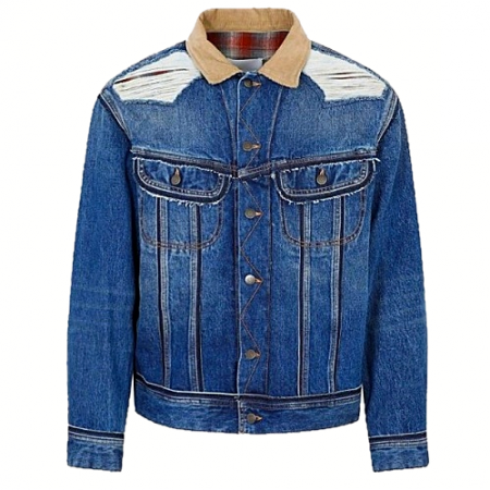 Maison Margiela 펜들턴 디스트 데님자켓