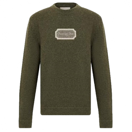 DIOR 콘트라스트 프레임 스웨터